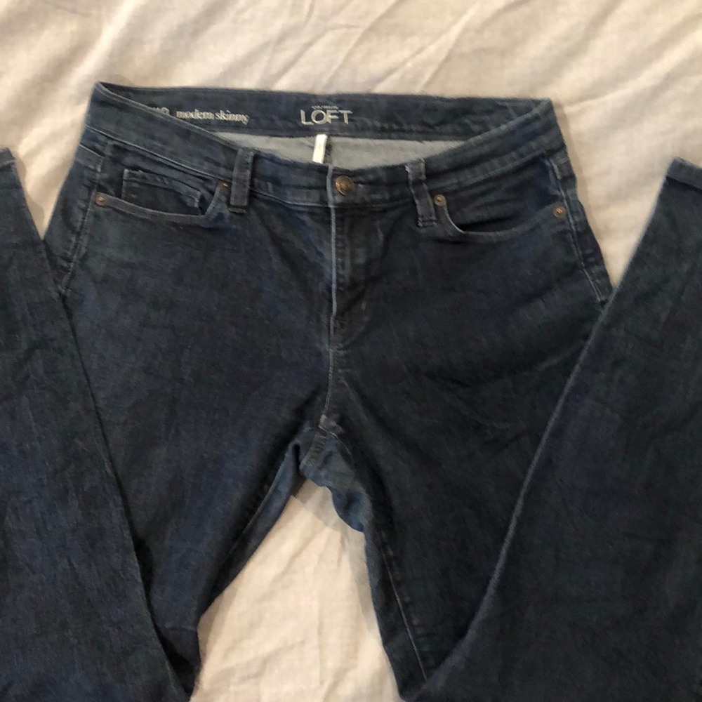 EUC Ann Taylor Loft denim jeans Modern skinny sz 30/10